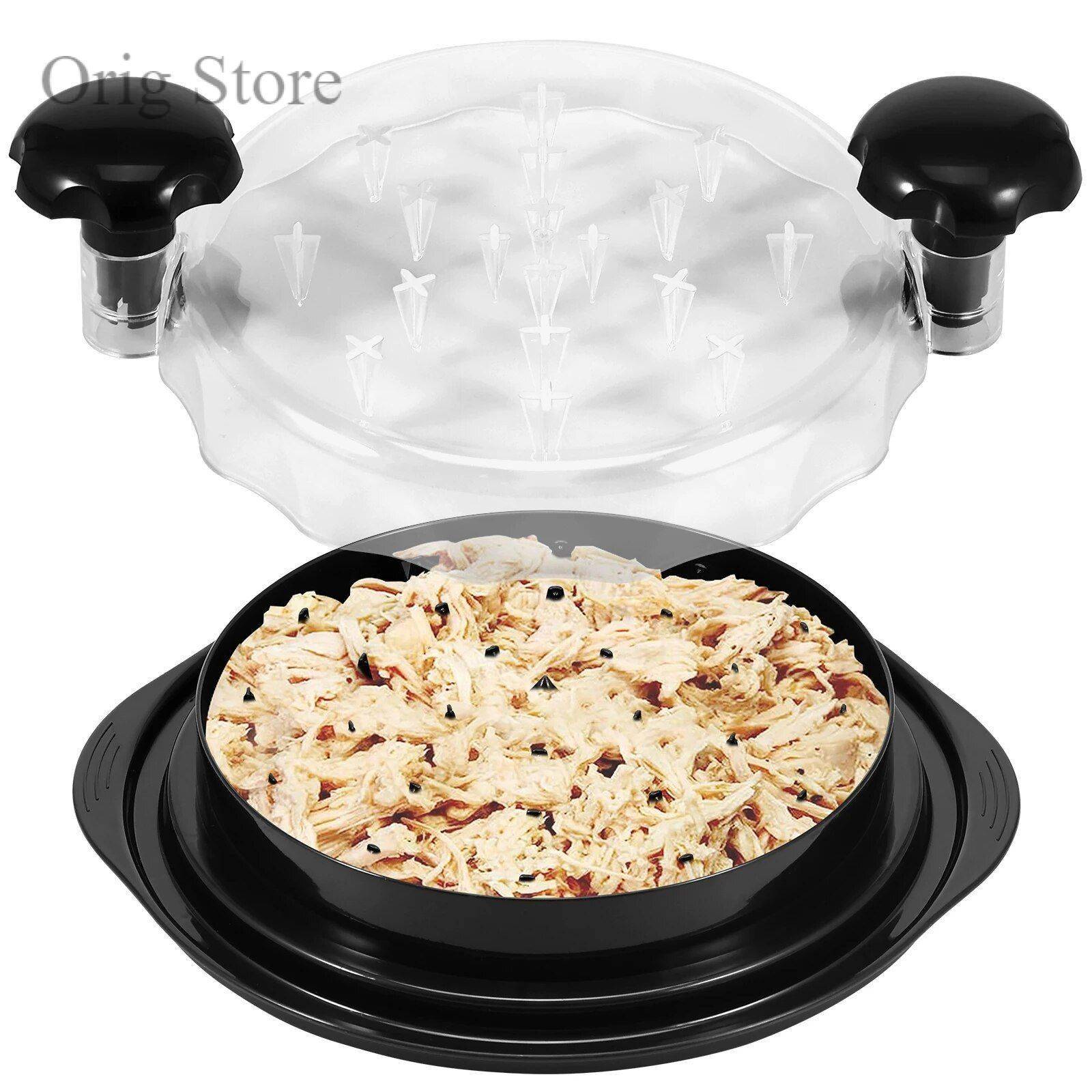 Chicken Shredder with Ergonomic Handle and Clear Lid Chicken Shredder with Ergonomic Handle and Clear Lid