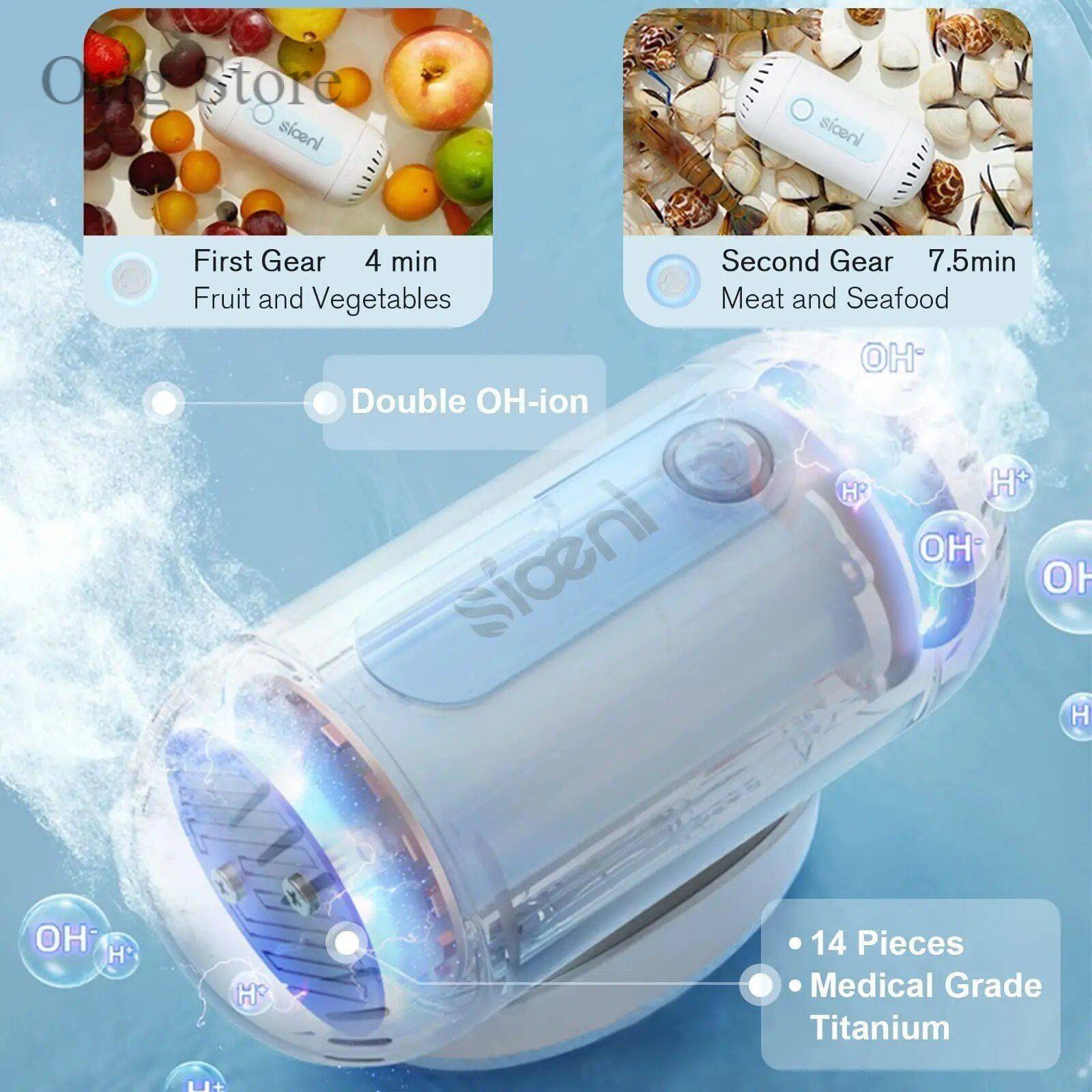 Dual-Core OH-Ion Wireless Fruit & Vegetable Pesticide Purifier Dual-Core OH-Ion Wireless Fruit & Vegetable Pesticide Purifier